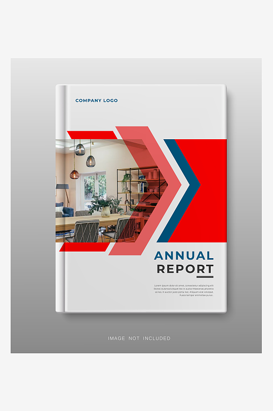 创意矢量画册封面背景-众图网