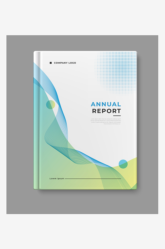 创意矢量画册封面背景-众图网