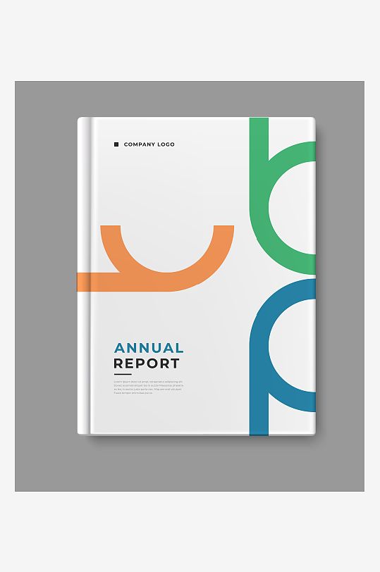 创意矢量画册封面背景-众图网