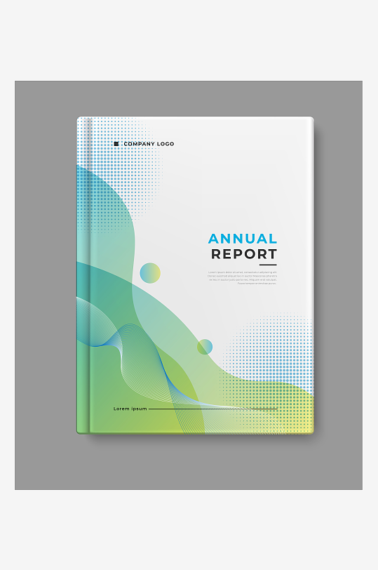 创意矢量画册封面背景-众图网