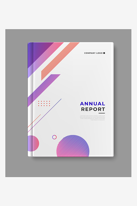 创意矢量画册封面背景-众图网