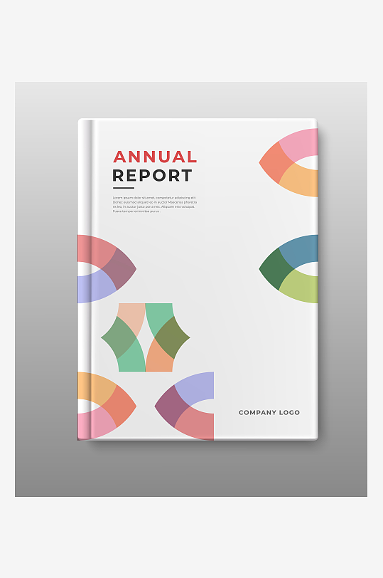 创意矢量画册封面背景-众图网