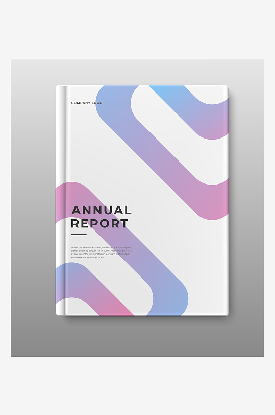 创意矢量画册封面背景-众图网