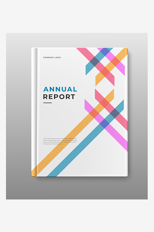 创意矢量画册封面背景-众图网