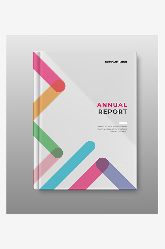 创意矢量画册封面背景-众图网