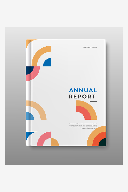 创意矢量画册封面背景-众图网