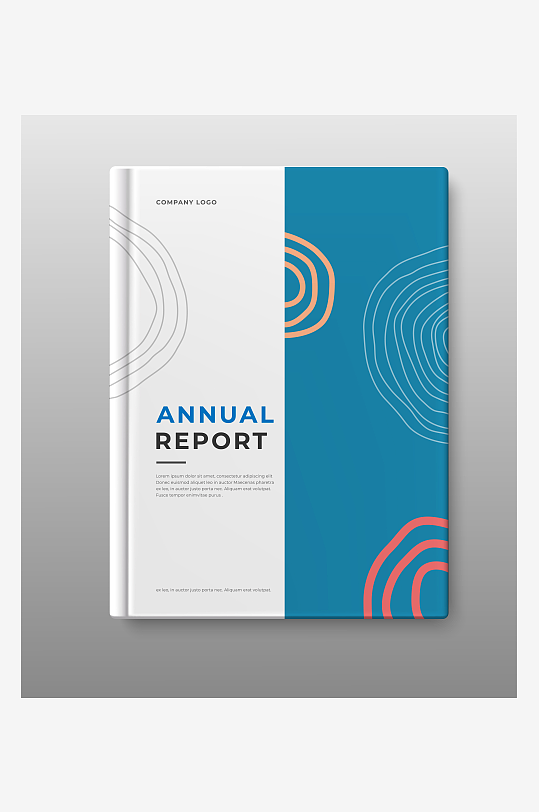 创意矢量画册封面背景-众图网