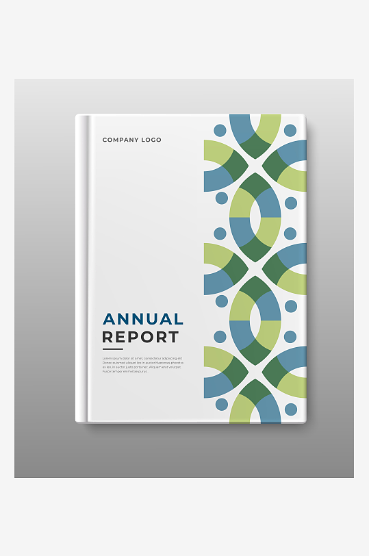 创意矢量画册封面背景-众图网