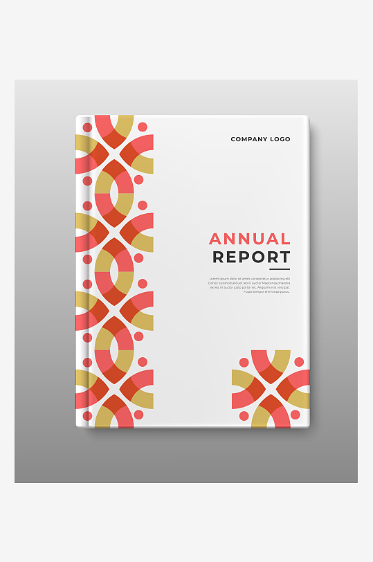 创意矢量画册封面背景-众图网