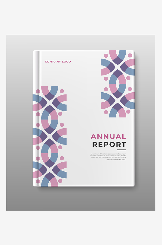 创意矢量画册封面背景-众图网