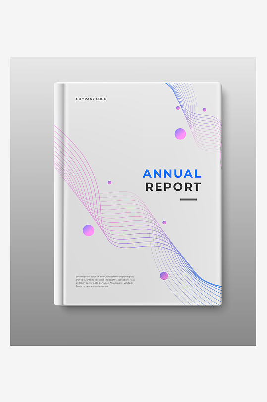 创意矢量画册封面背景-众图网