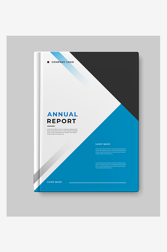 创意矢量画册封面背景-众图网