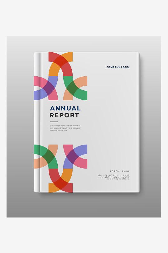 创意矢量画册封面背景-众图网