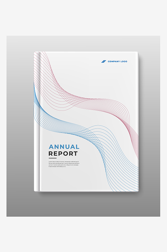 创意矢量画册封面背景-众图网