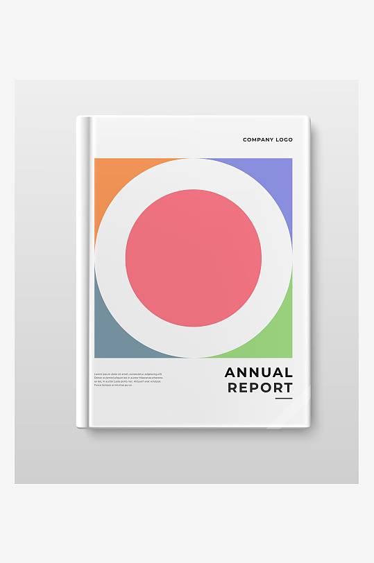 创意矢量画册封面背景-众图网