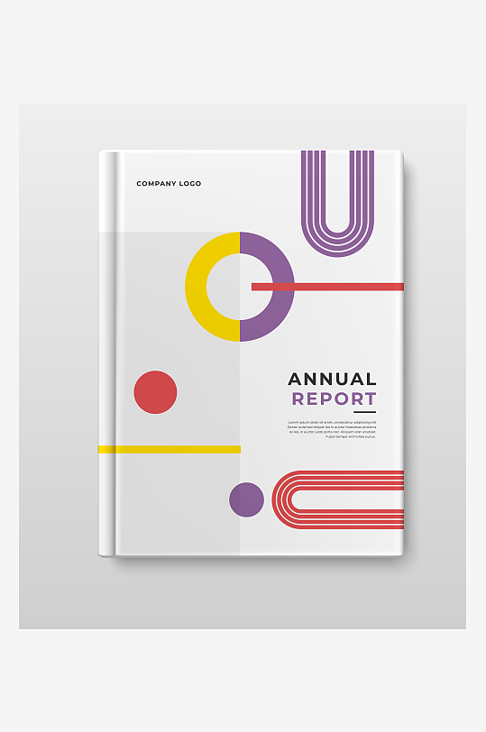 创意矢量画册封面背景-众图网