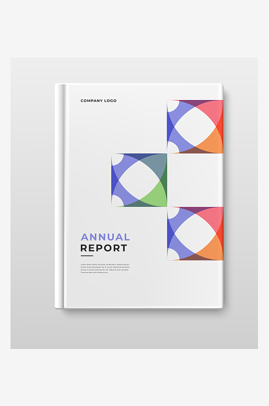 创意矢量画册封面背景-众图网