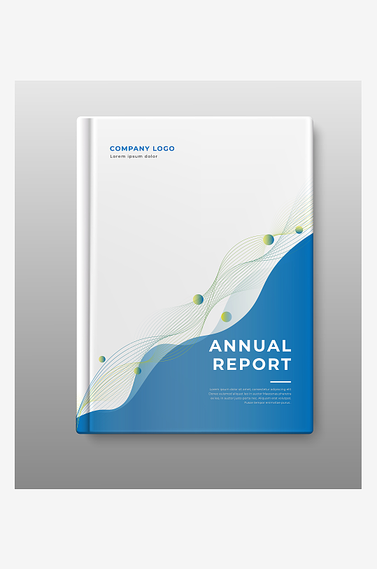 创意矢量画册封面背景-众图网