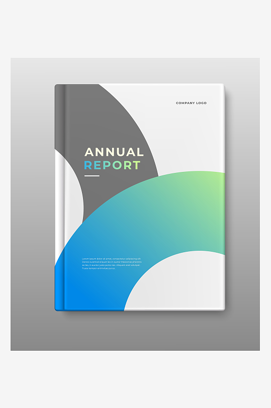 创意矢量画册封面背景-众图网