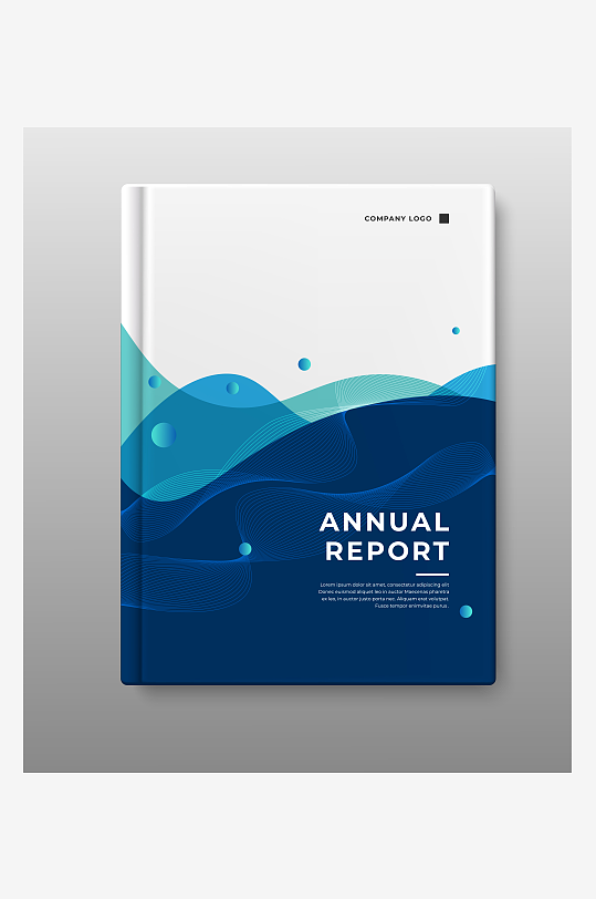 创意矢量画册封面背景-众图网