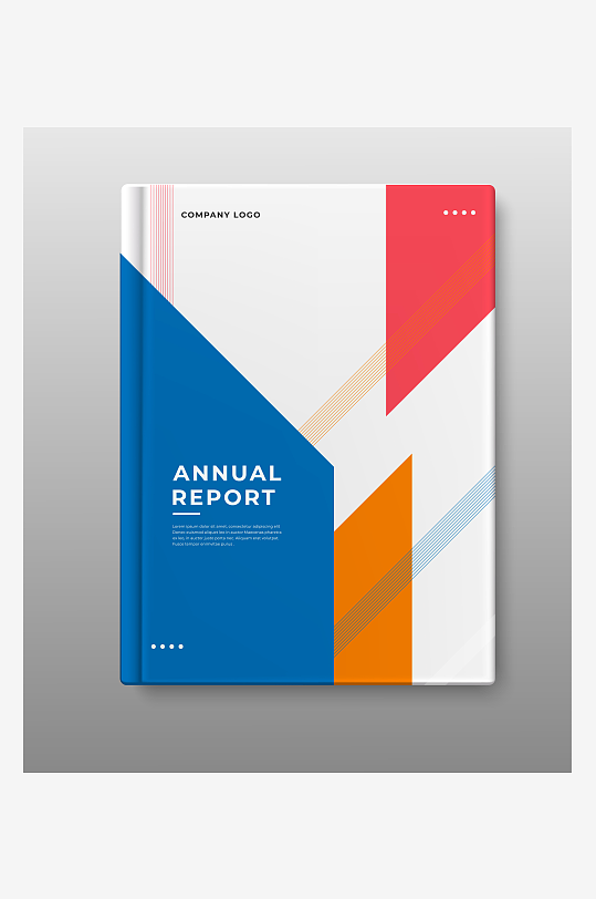 创意矢量画册封面背景-众图网