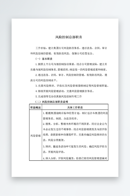 公司员工岗位职责模板-众图网