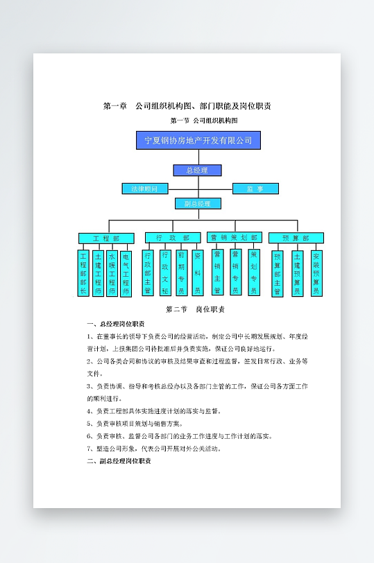 公司员工岗位职责模板-众图网