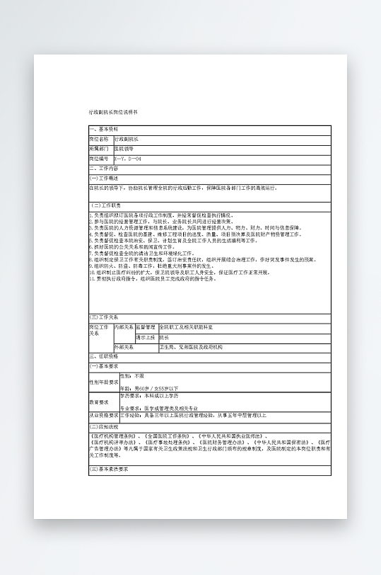 公司员工岗位职责模板-众图网