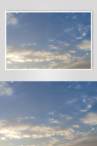 傍晚落日余晖彩云摄影图15