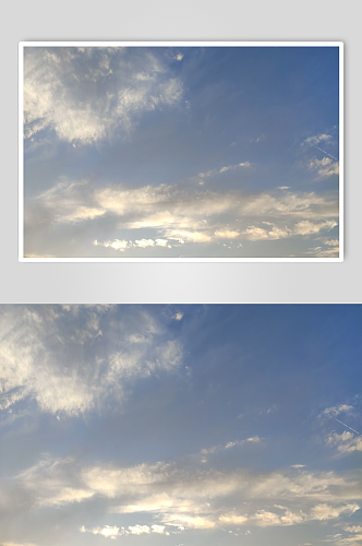 傍晚落日余晖彩云摄影图