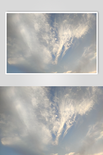 傍晚落日余晖彩云摄影图