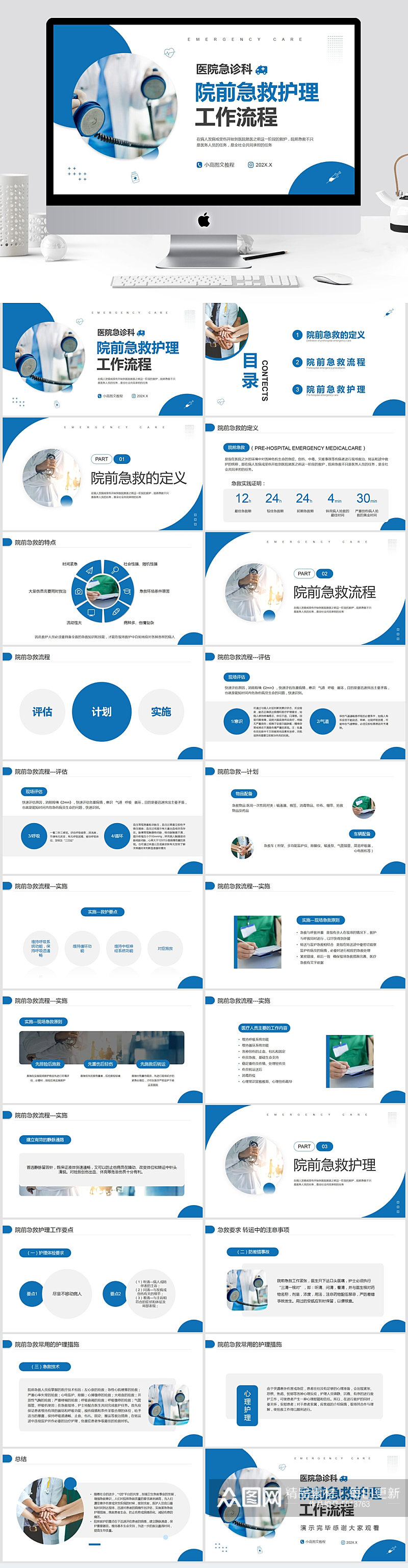 医院急诊科院前急救护理工作流程素材