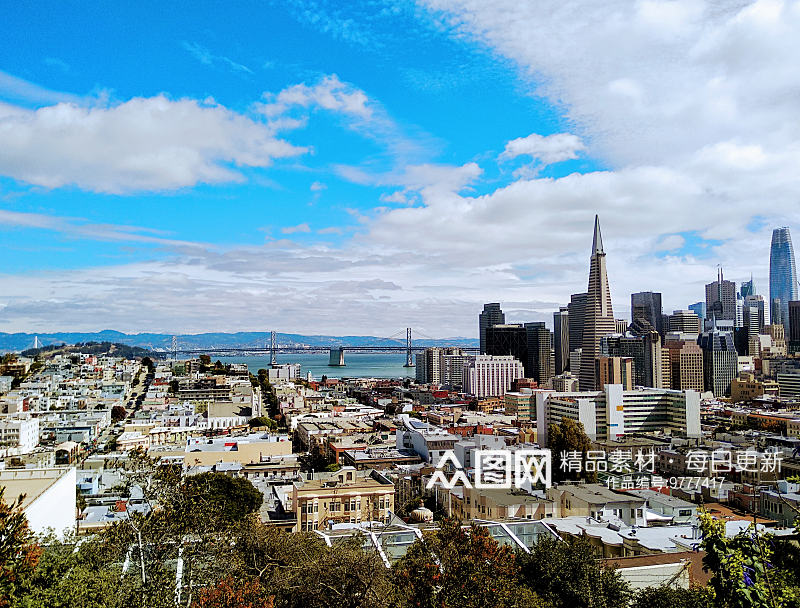 美国旧金山旅游风景摄影照片旧金山城市图片素材