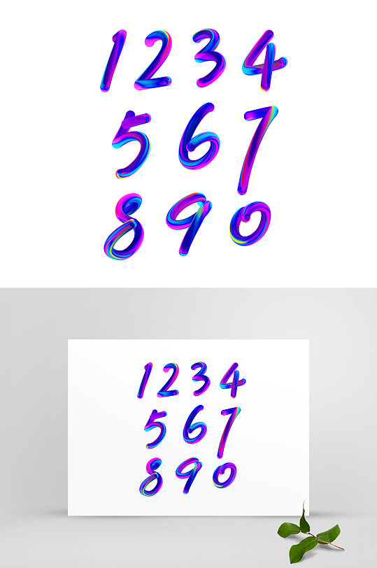 倒计时炫彩数字09