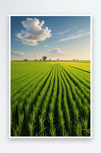 数字艺术农业水稻