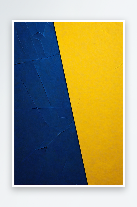 几何抽象纸背景的蓝色黄色和白色的颜色时髦