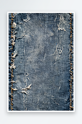 抽象背景从蓝色牛仔布和撕裂复古样式图片用