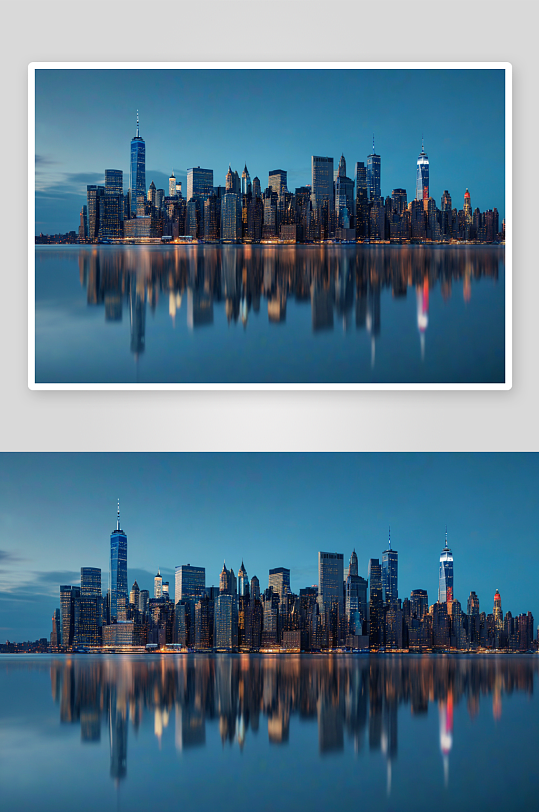 美国纽约夜景高清图片