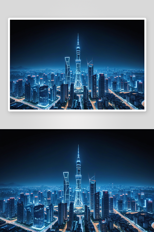 深圳科技建设城市建筑背景图片