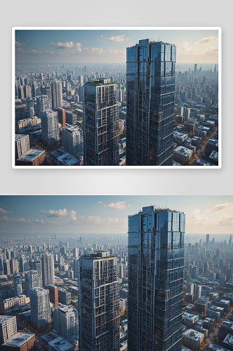 现代城高层建筑图片