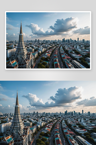 泰国曼谷的城市建筑图片