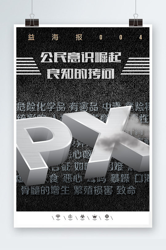 安全生产化学工业PX海报