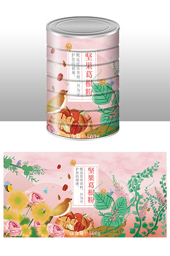 食品标签包装设计插画设计