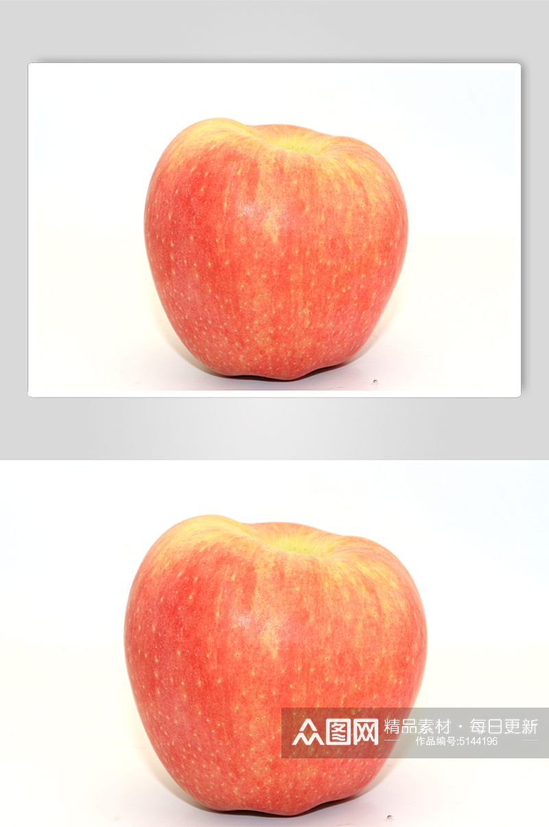 水果苹果红富士红苹果素材
