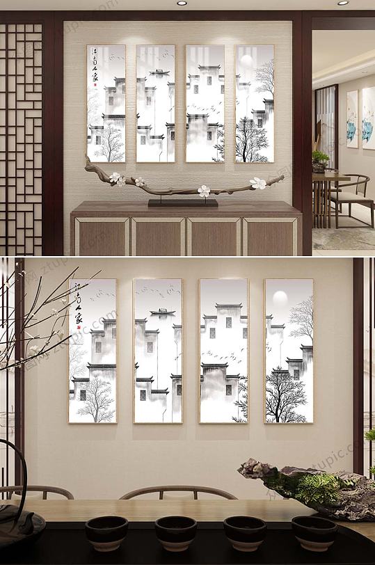 四联新中式装饰画-众图网