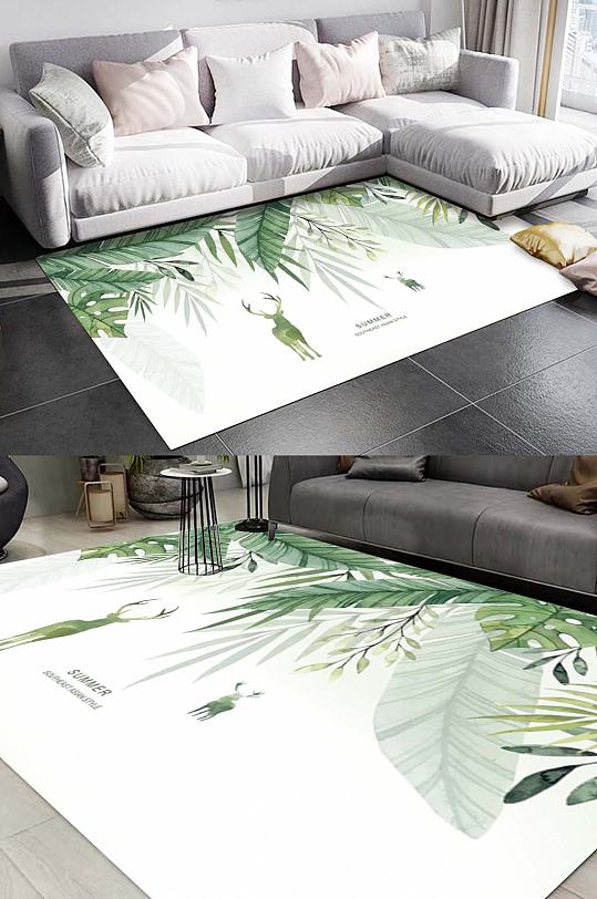 北欧地毯装饰挂画-众图网