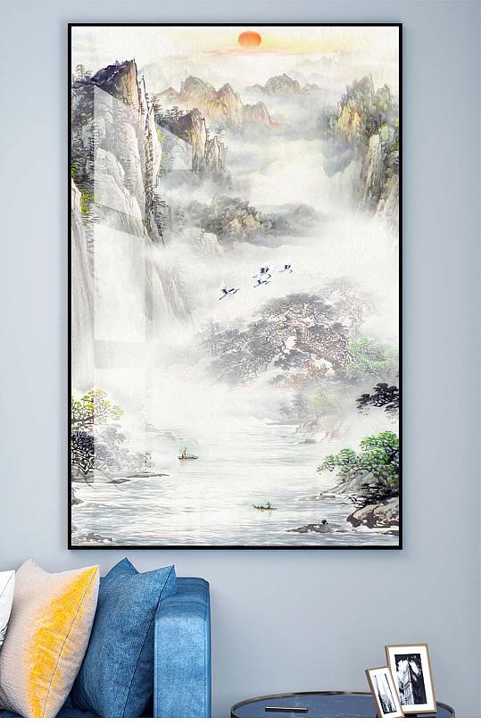 意境山水装饰挂画-众图网