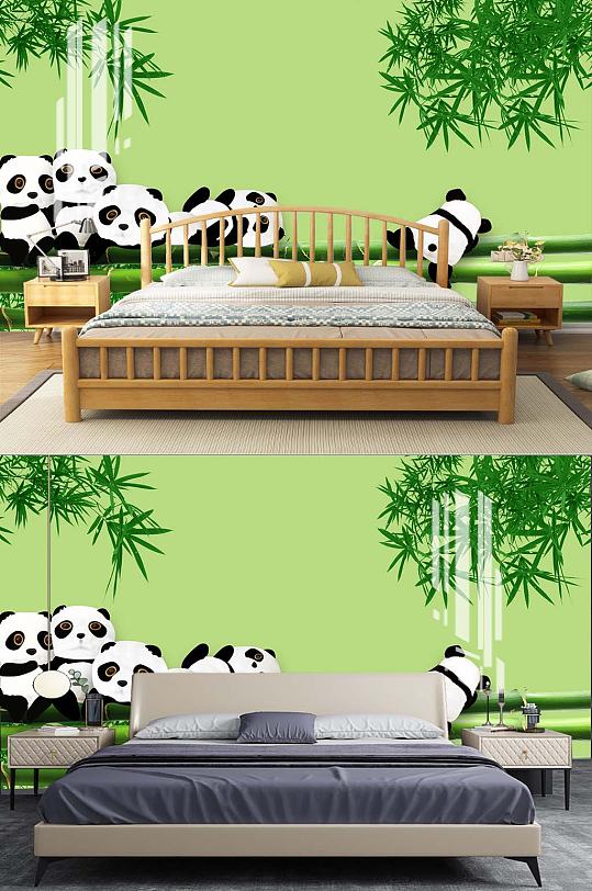 小猫儿童卧室背景-众图网