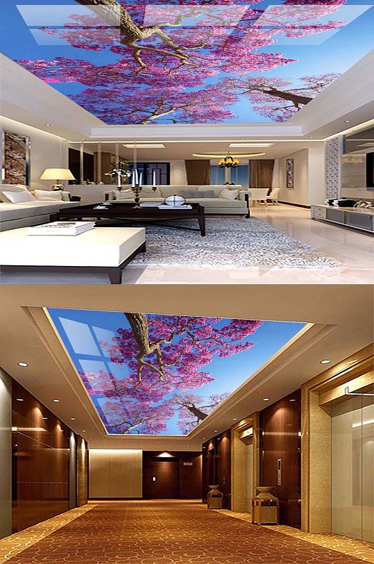 树吊顶天花吊顶背景-众图网