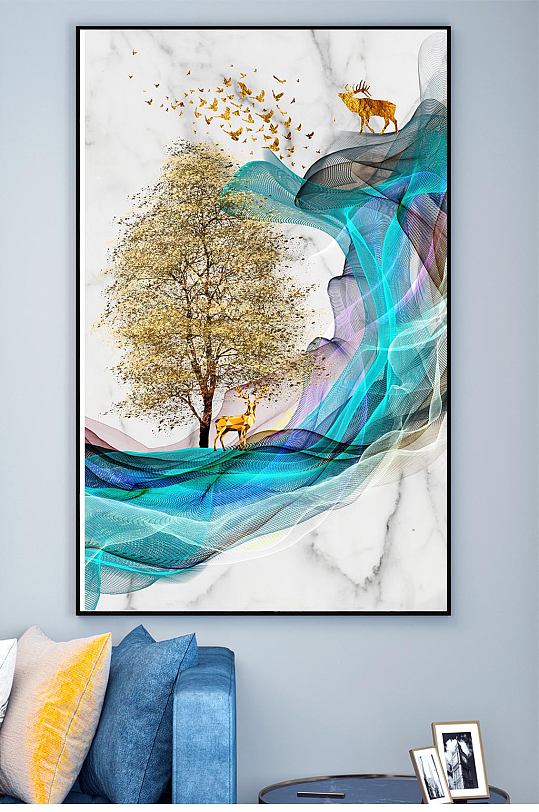 装饰画现代北欧